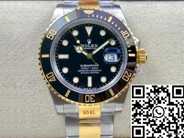 Bezel Submariner Rolex 41MM VS Black Factory M126613LN-0002 0514